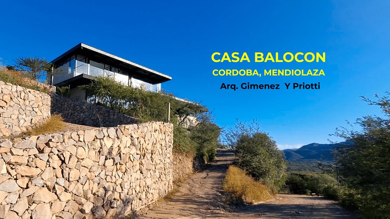 CASA BALCON - CORDOBA, MENDIOLAZA - Arq. Gimenez  Y Priotti