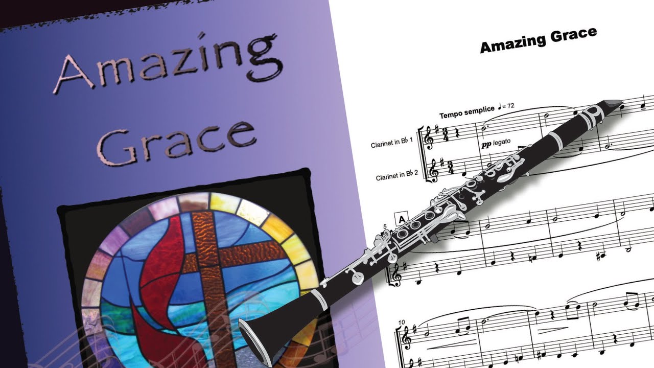 Amazing Grace, Gospel Style for Clarinet Duet