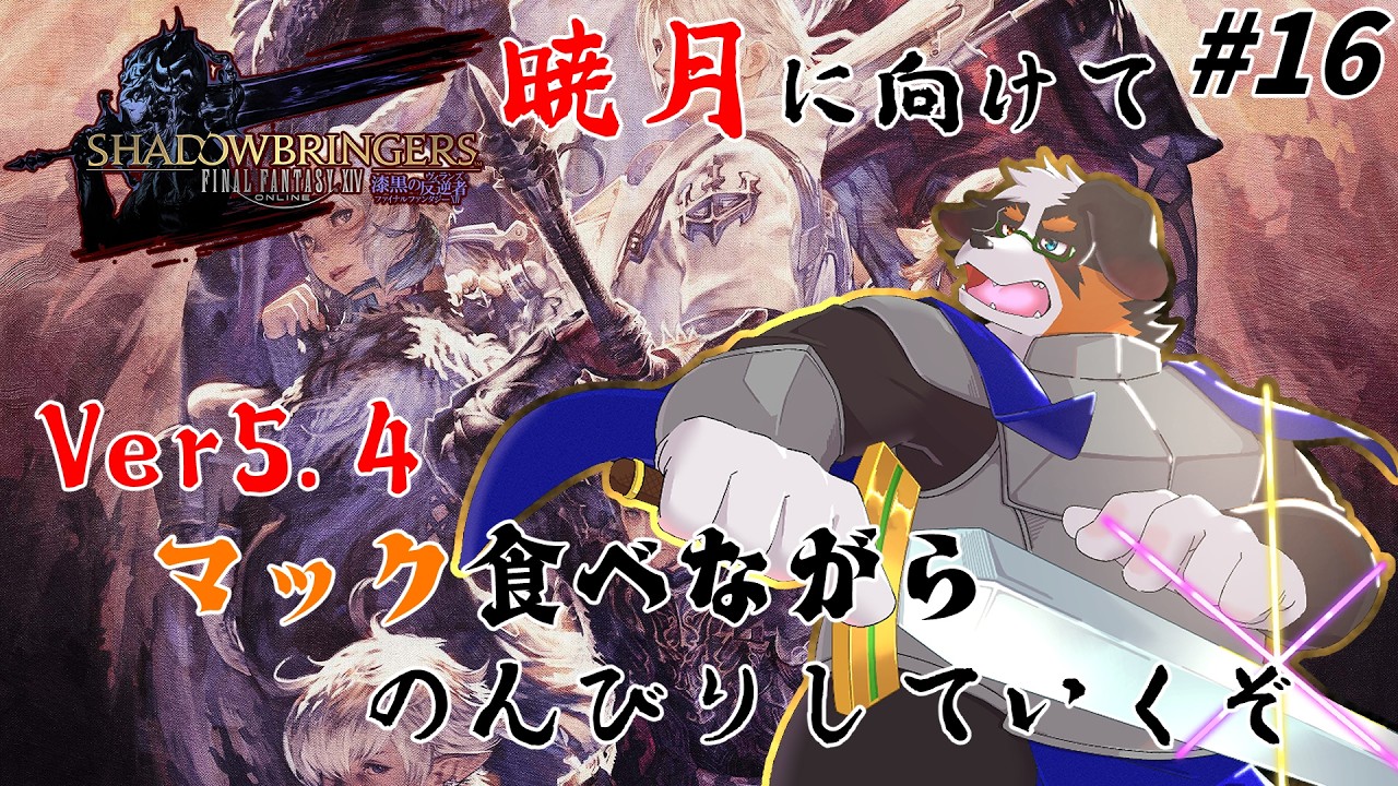 【FF14】マック食べながらのんびりストーリー進めていく～ #15 パッチ5.4「ネタバレ注意」「ネタバレ禁止」