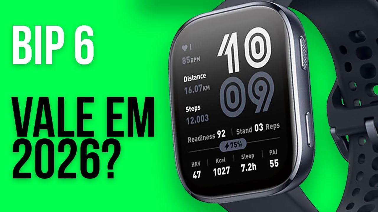 AMAZFIT BIP 6 - Ainda VALE a PENA em 2026?