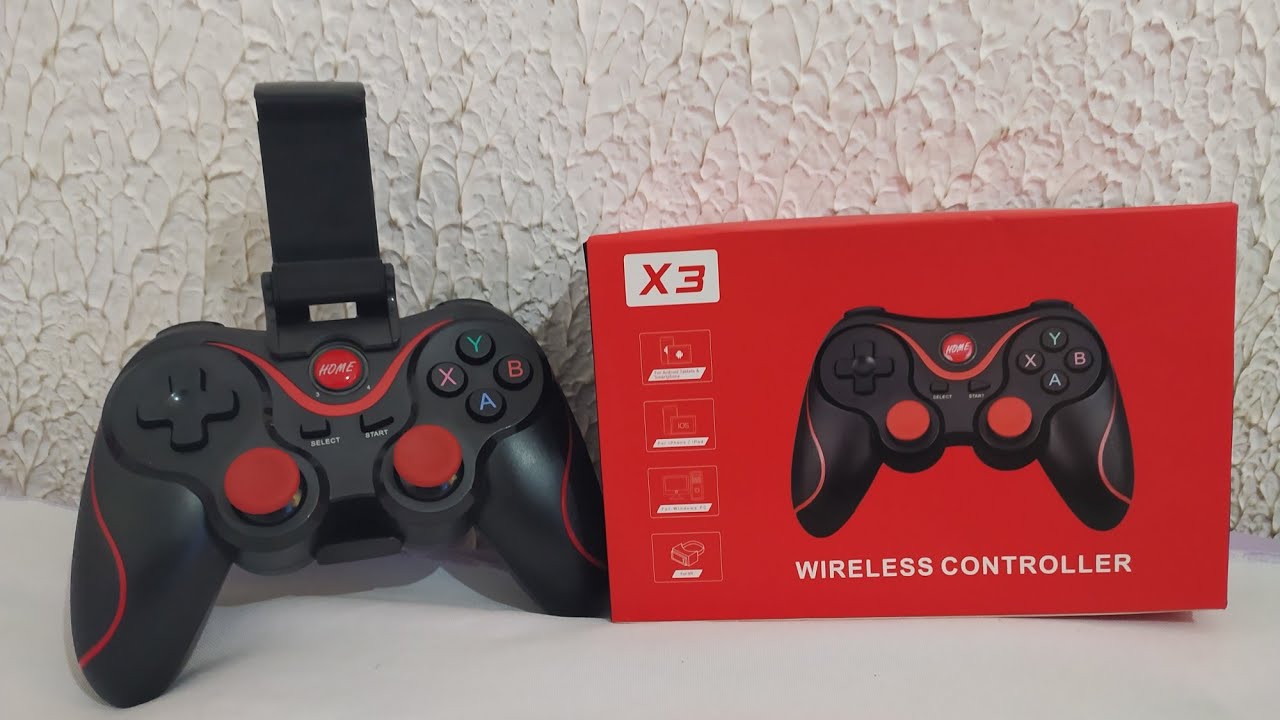COMPREI UM CONTROLE GAMEPAD BLUETOOTH X3 PARA ANDROID UNBOXING