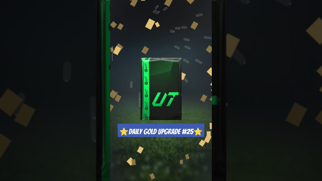 ⭐DAILY GOLD UPGRADE (25)⭐#goldupgrade   #sbc  #youtubeshorts   #shortvideo #fc25 #eafc25  #shorts