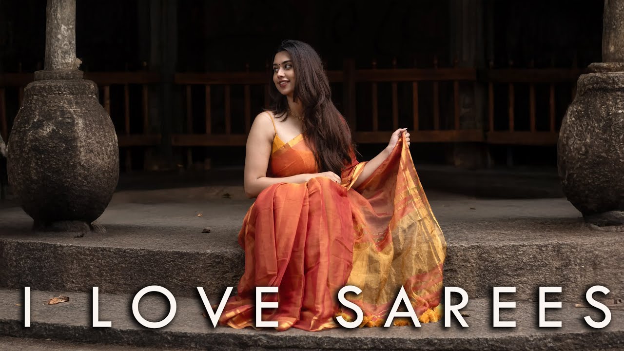The Perfect Reddish-Orange Glow! 🧡❤️ | Srimukha Tissue Silk Saree