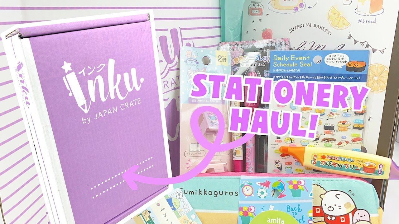 NEW JAPANESE STATIONERY SUBSCRIPTION! | Inku Crate 2020 ♡