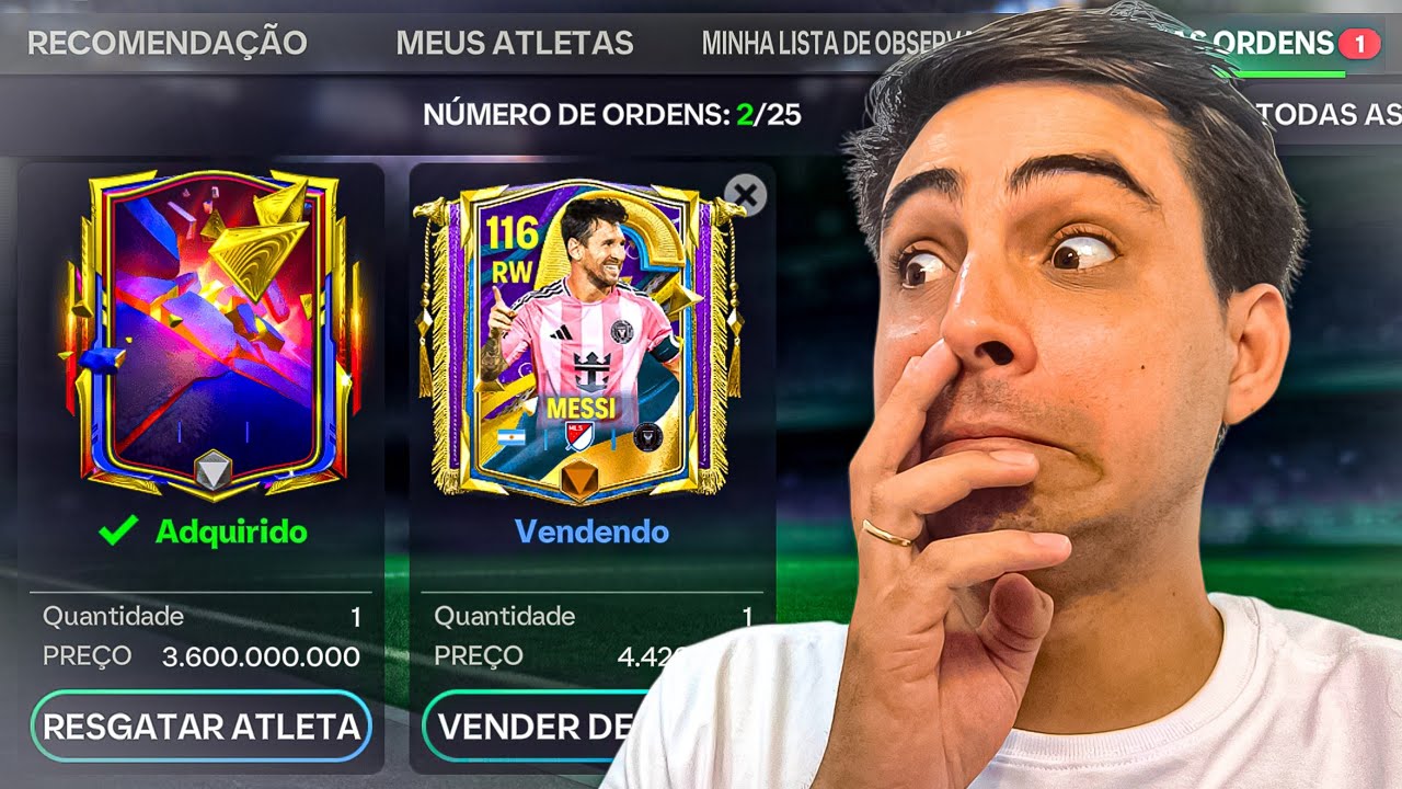 ADEUS MESSI 😭 COMPREI A MELHOR CARTA DO JOGO!