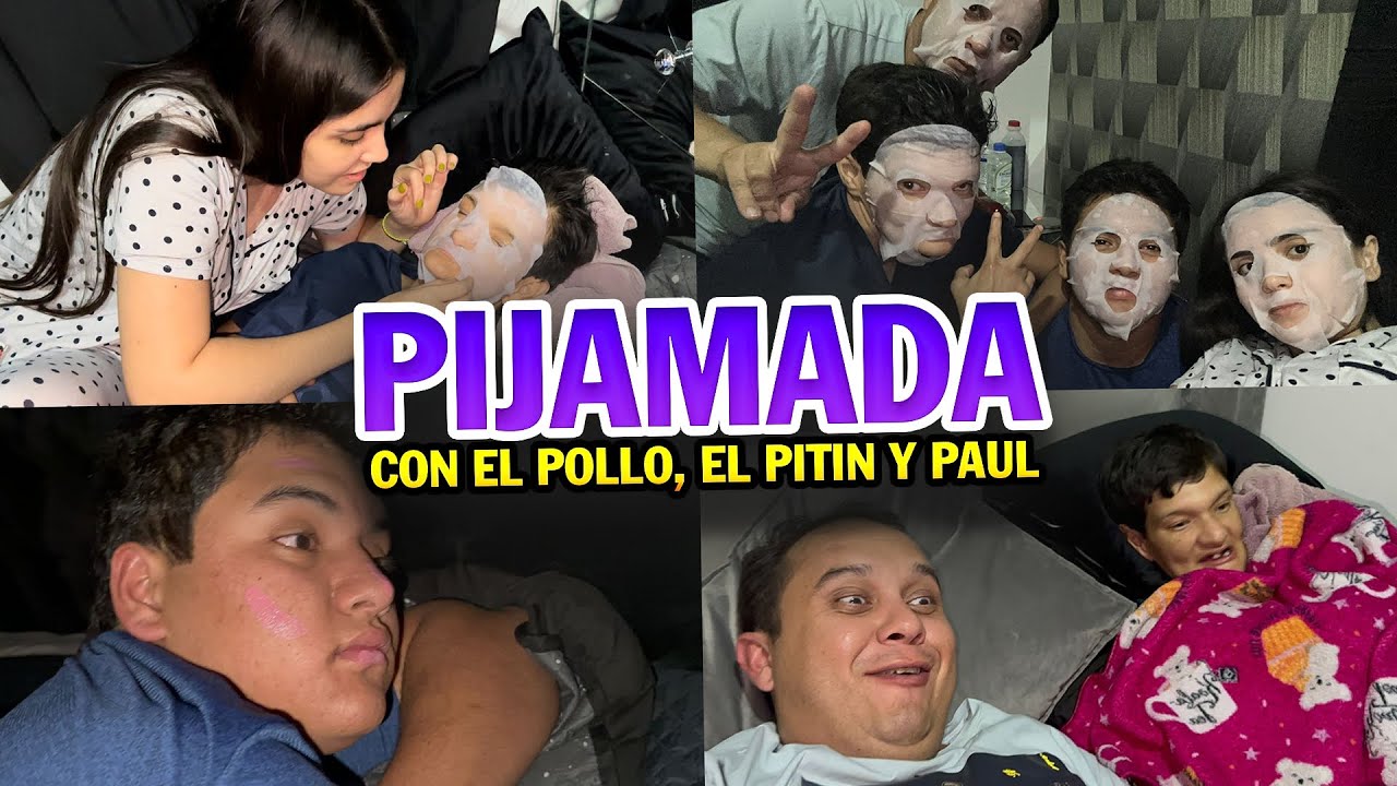 ASI NOS LA PASAMOS EN LA PIJAMADA POLLO , PITIN , PAUL Y YO QUIEN SE DORMIRIA PRIMERO❓😂🤡
