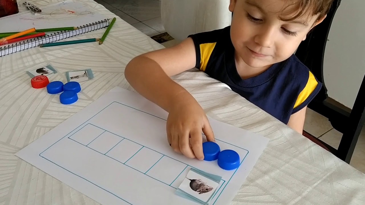 Atividade para auxiliar no desenvolvimento da fala e alfabetização autismo síndrome de Down e AFI