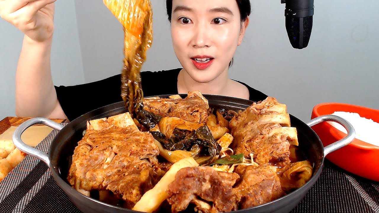 매일 먹고 싶은 감자탕❤MUKBANG/ Gamjatang(Pork Back-bone Stew)