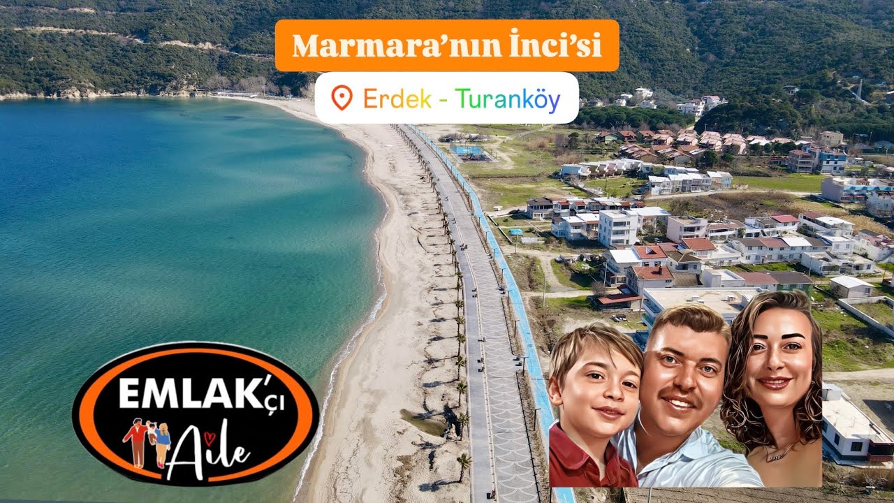 Erdek Turan Köy'de 1186m² Satılık Arsa! 5.3m₺