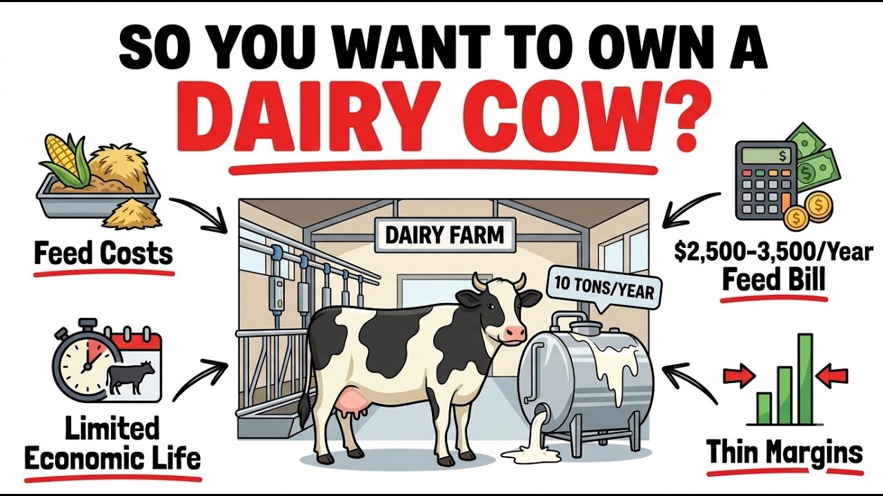 The Economics of Owning a Dairy Cow &mdash; 10 Tons of Milk a Year