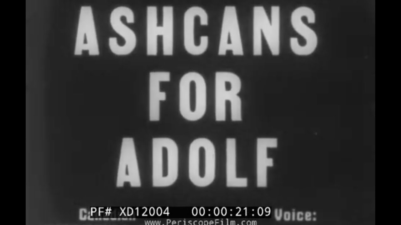 WORLD WAR II NEWSREEL   DEPTH CHARGE PRODUCTION, LANCASTER BOMBER, FDR FIRESIDE CHAT, RUSSIA XD12004