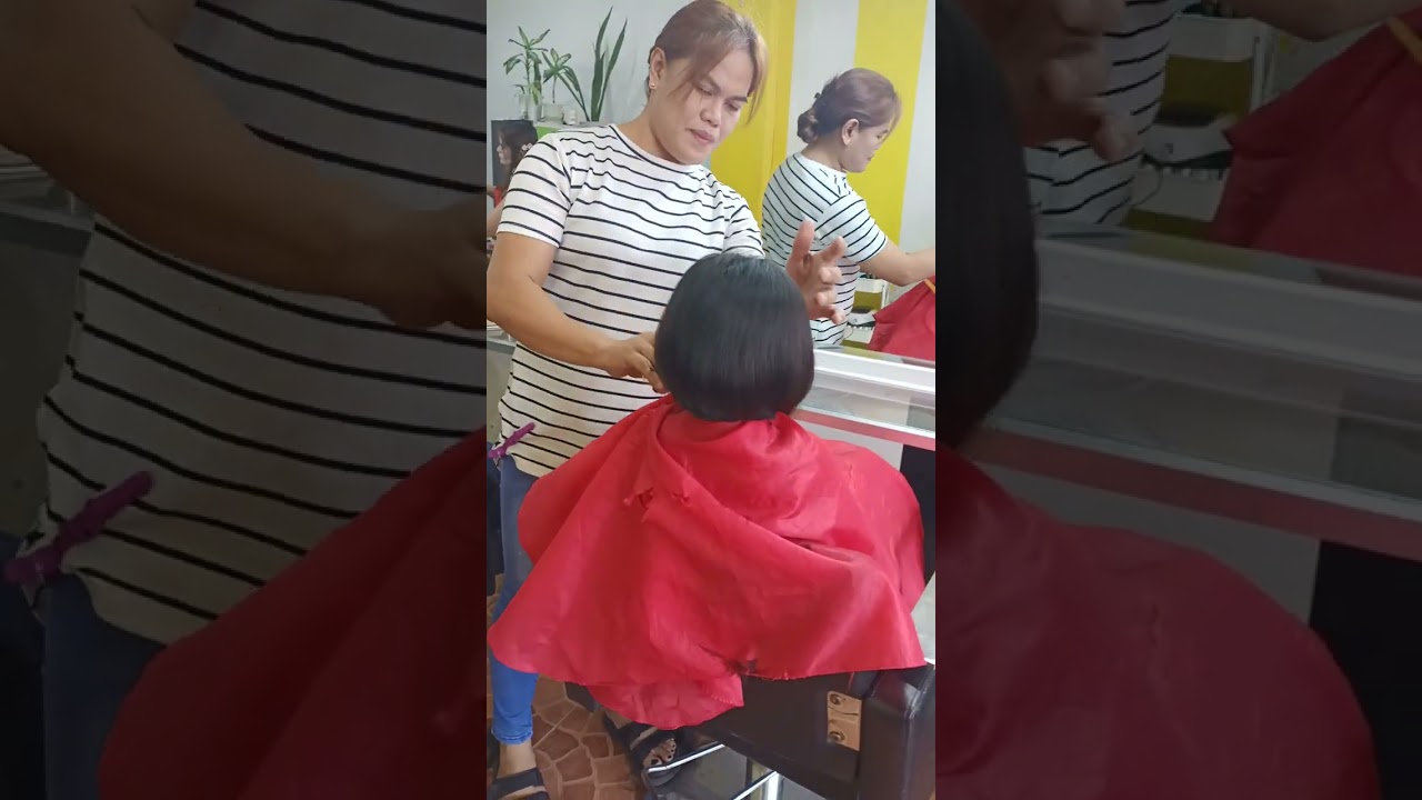 First ever hair cut ni Zoey 