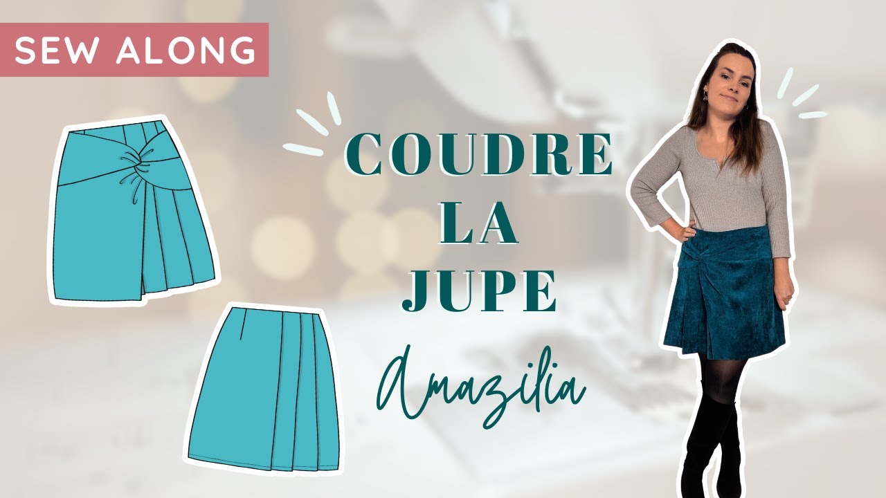 Tuto couture | Coudre une jupe plissée et drapée