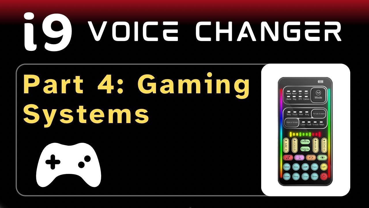 i9 Voice Changer Pt 4: Интеграция с игровой системой PS5 PS4 XBOX