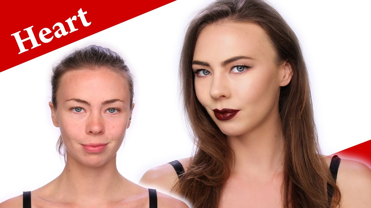 How to contour a HEART SHAPED FACE