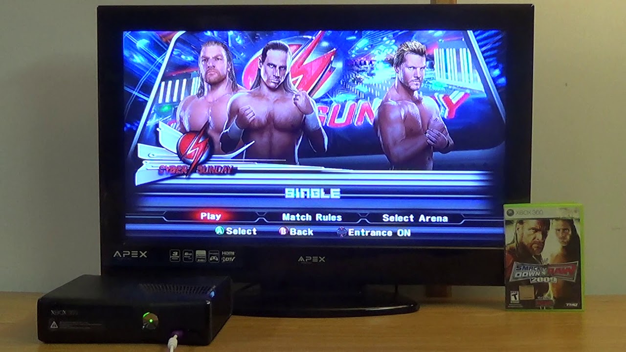 WWE SmackDown vs Raw 2009 (Xbox 360 gameplay) 11/2/19