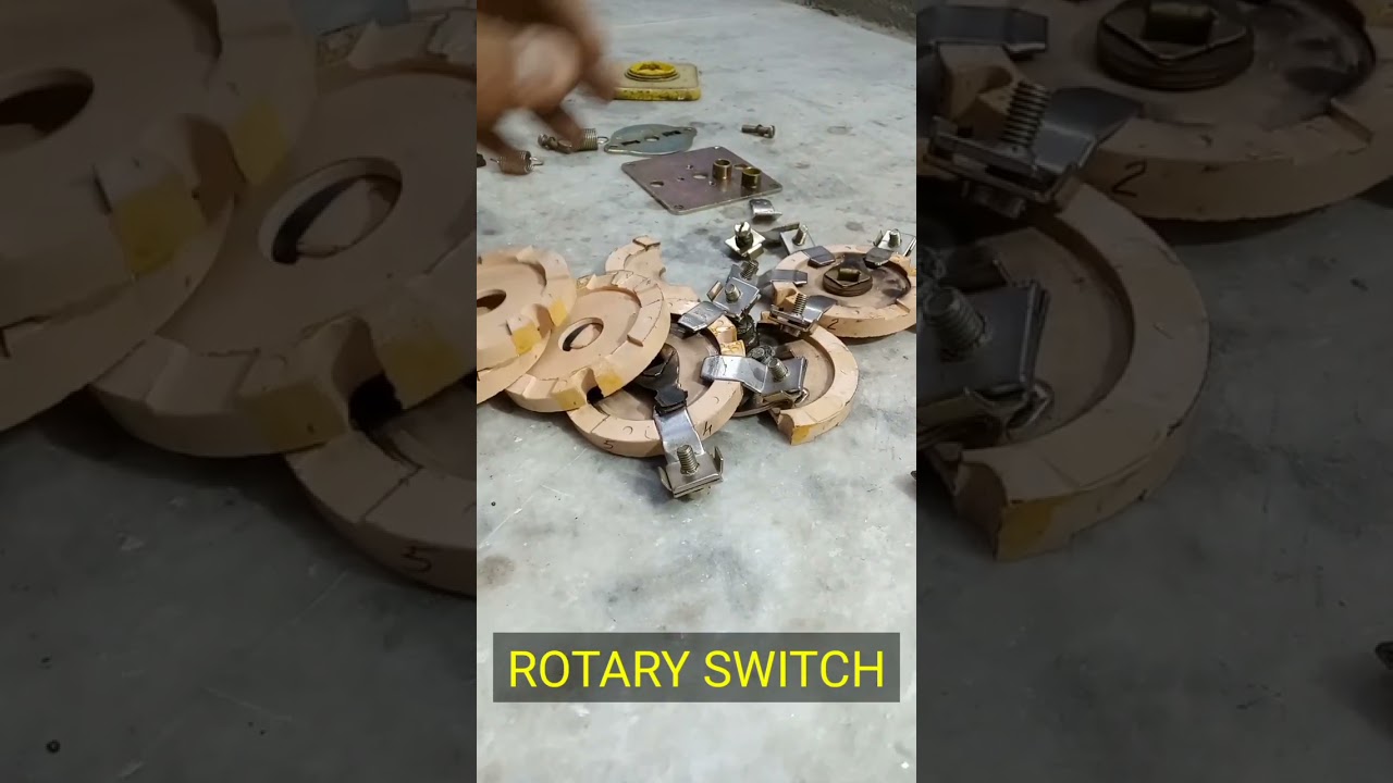 Inside A Rotary Switch | Working Principle | Electrical Switch    #machines #electricalengineering