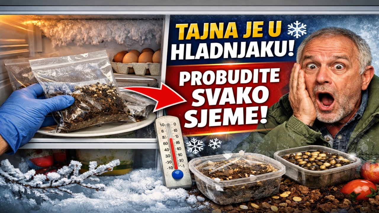 TAJNA JE U VA&Scaron;EM HLADNJAKU! Probudite SVAKO sjeme ovom metodom (Stratifikacija)
