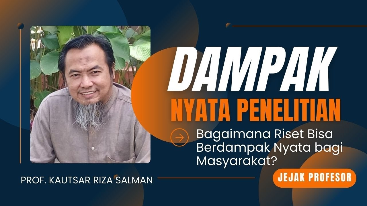 Dampak Nyata Penelitian: Bagaimana Riset Bisa Berdampak Nyata bagi Masyarakat? - JEJAK PROFESOR