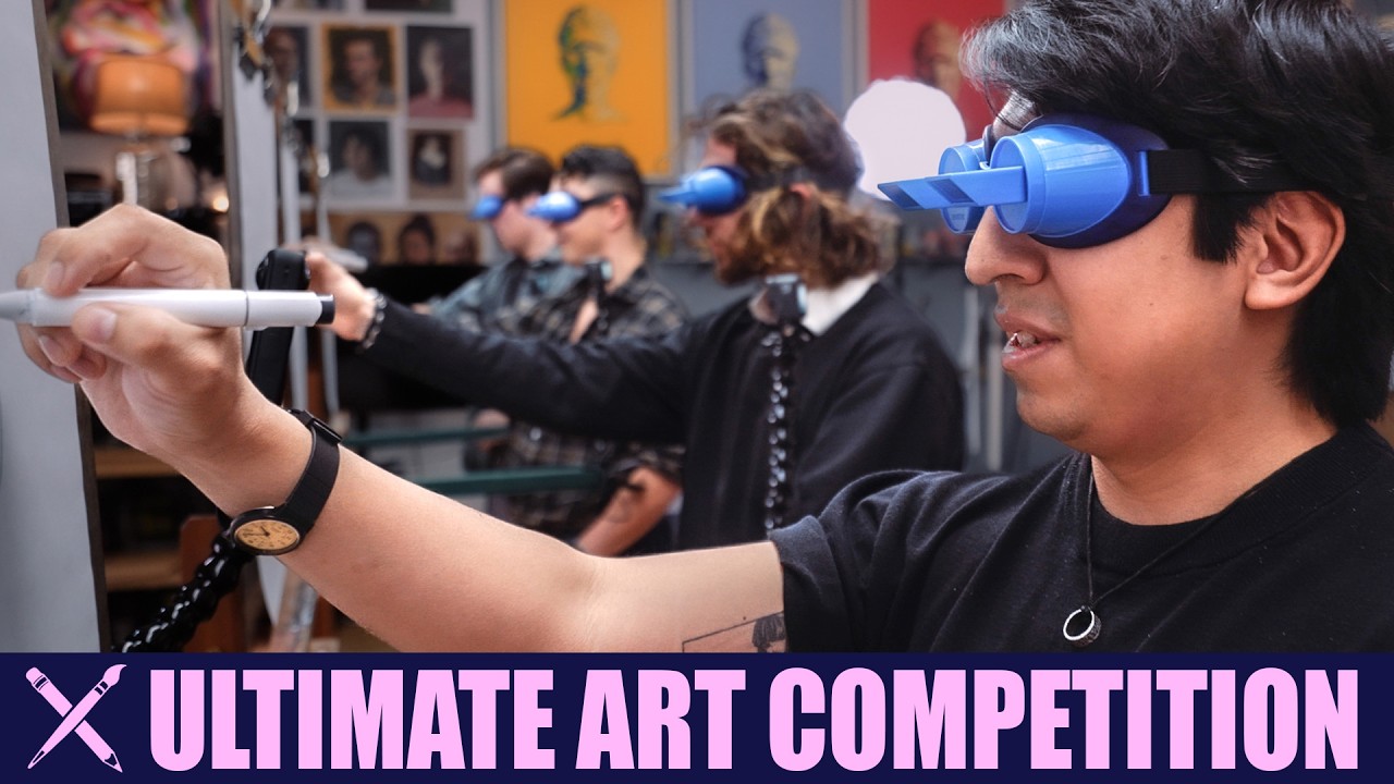 Four Amateur Artists Battle in the Biggest Art Competition on the Internet