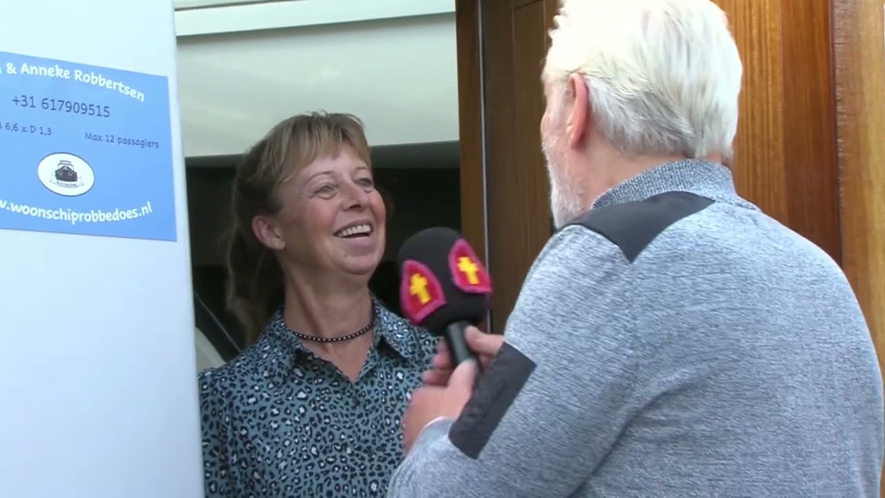 Anneke en Woonschip Robbedoes figureren in Sinterklaas promo film intocht Eemhaven Amersfoort