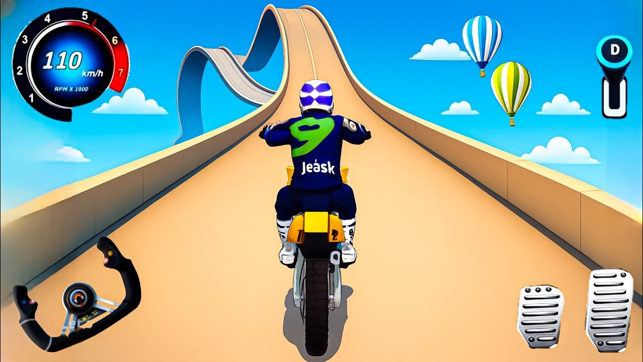 Impossible Motorbikes Racing Stunt 3D Android Gameplay