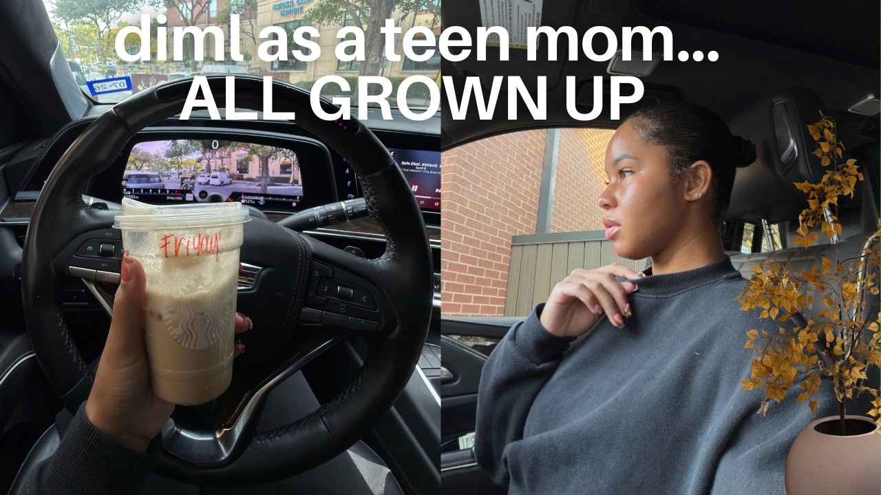 DAY IN MY LIFE AS A TEEN MOM VLOG : COZY FALL VIBES + SHOPPING + DECORATING + CHAI + MOVIES & GAMES