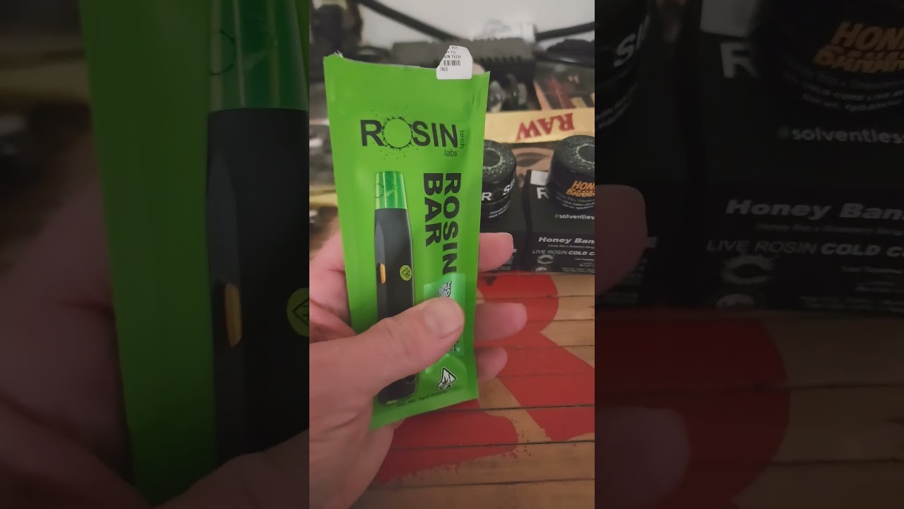 rosin bar by rosin tech labs purple petro total thc 69.03