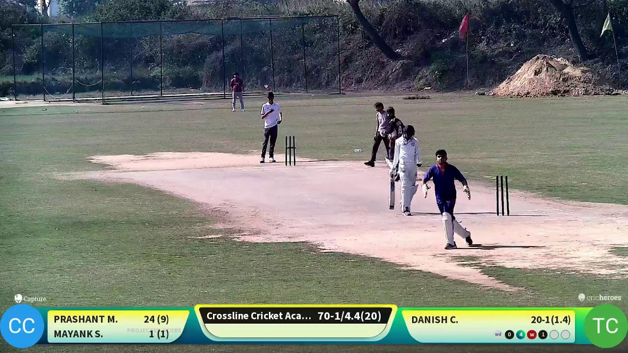Crossline Cricket Academy vs Tawli Challenger | Live - Muzaffarnagar Crossline Cricket Stadium