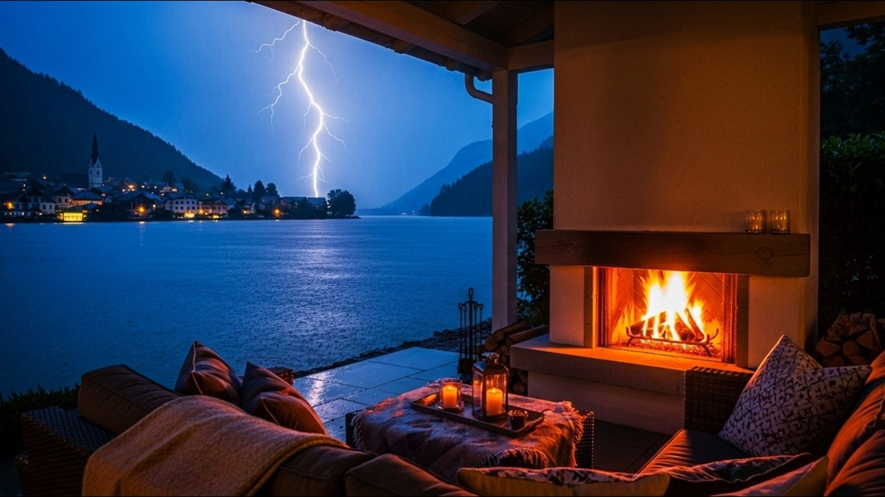 NIGHT RAIN SOUNDS AND CALMING THUNDERSTORMS – RELIEVE STRESS AND HELP YOU SLEEP PEACEFULLY ALL NIGHT