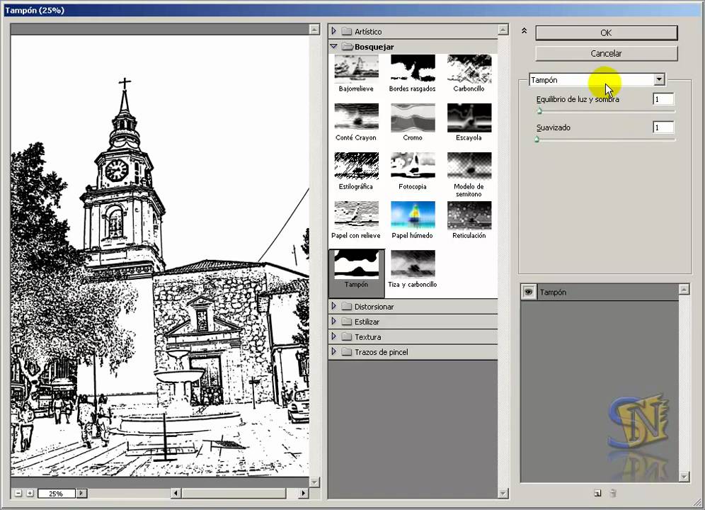Photoshop CS5 - Convertir una Imagen en Dibujo Parte 2