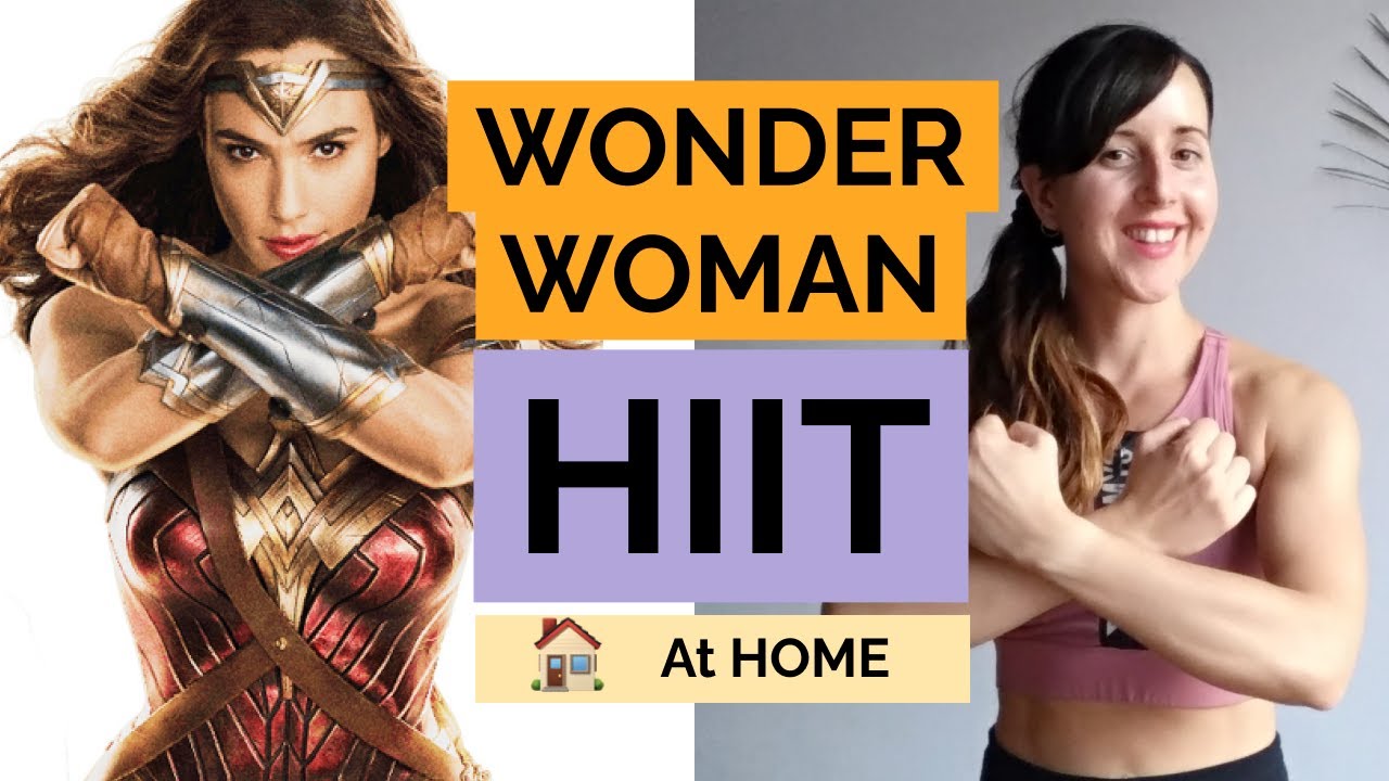 HIIT Wonder Woman  |  Entrenamiento en casa FULL BODY 40-10 Spanglish gym | GW Fitness