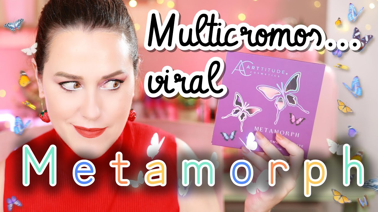 Testing ARTTITUDE COSMETICS 🦋 METAMORPH 🦋 esta marca es MUY🔝