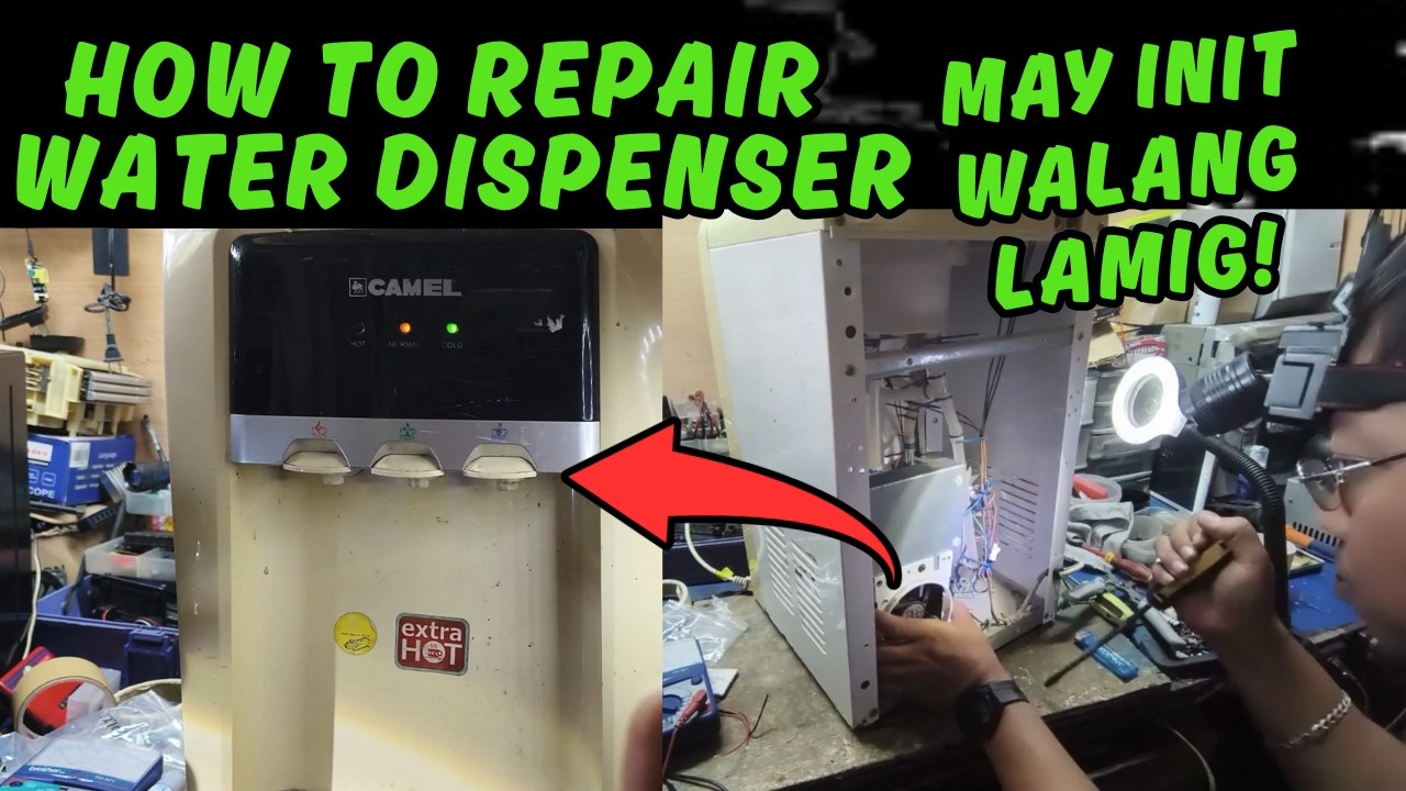 Pagmapanood nyo to di nyo na kailangang dalhin sa shop. Water dispenser nyo!