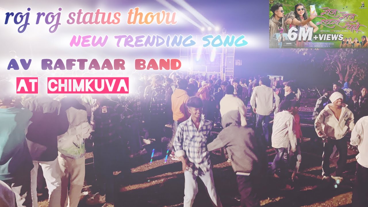🎼ROJ ROJ STATUS THOVU NEW 🥁TRENDING SONG 🎶 AV RAFTAAR BAND🤩