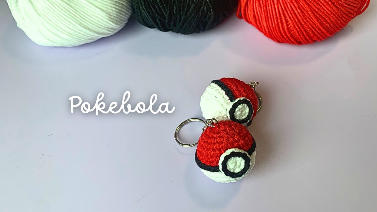 Pokebola de crochê