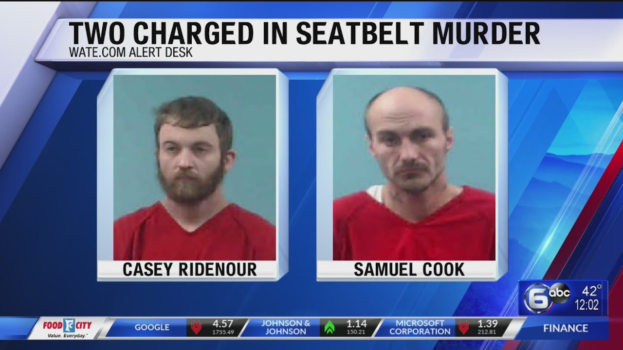 Pair accused of strangling man with seatbelt, dumping body in Emory River