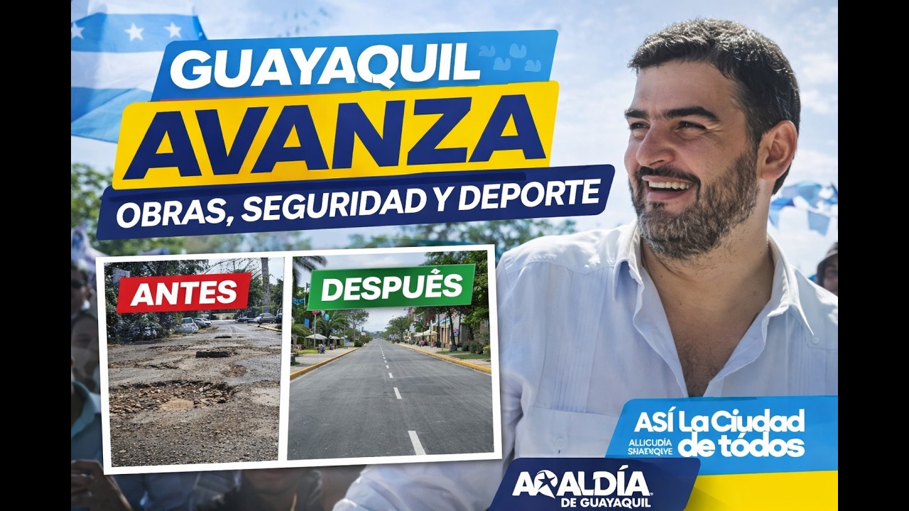 “Así se hace La Ciudad de Todos” | Obras y transformación en Guayaquil