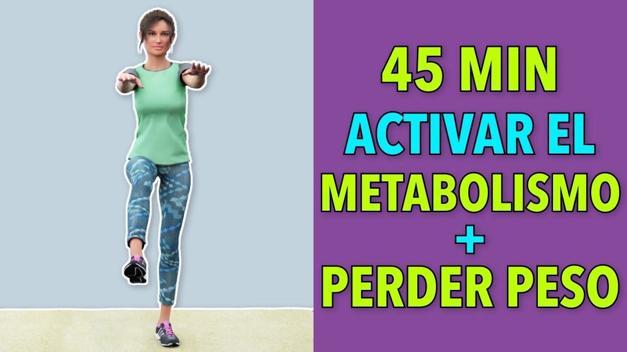 45 Min Ejercicio de Caminata Metabólica Para Adelgazar