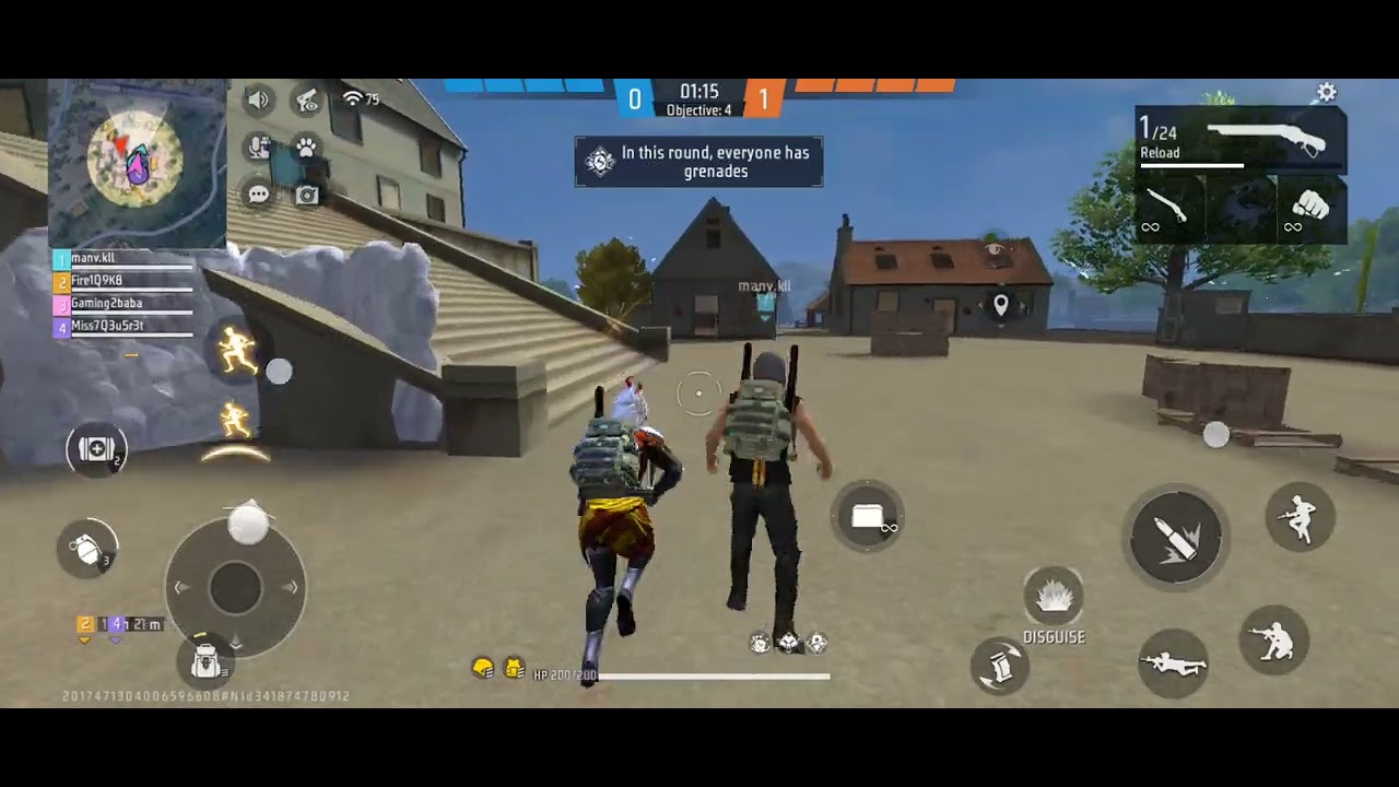 Free fire short 4vs4 🔥 🔥#gamingvideos #freefire 