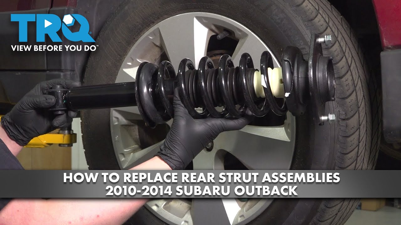 How to Replace Rear Strut Shock Assemblies 2010-2014 Subaru Outback