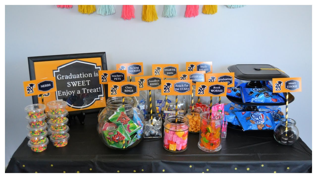 Wow! Tips and Tricks for Creating a DIY Graduation CANDY BAR -- updated with FREE 2025 signs & tags