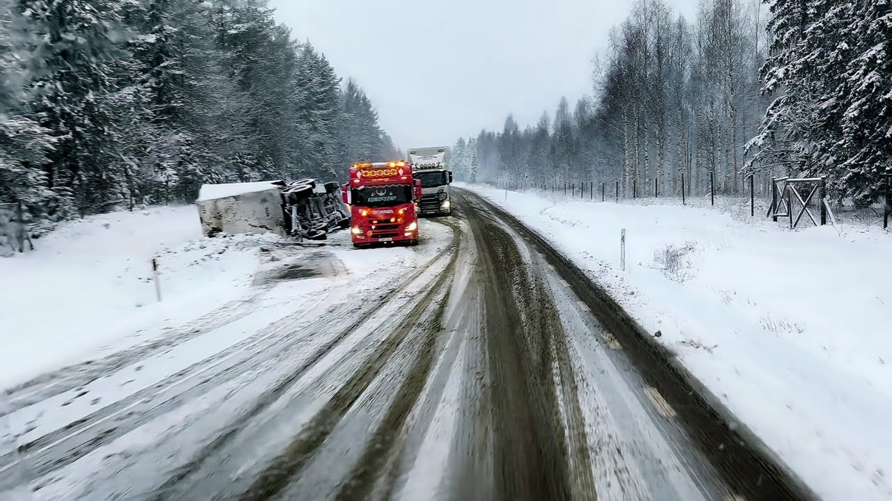 Рейс на крайний север Норвегии, по гололёду, снегу и морозу!