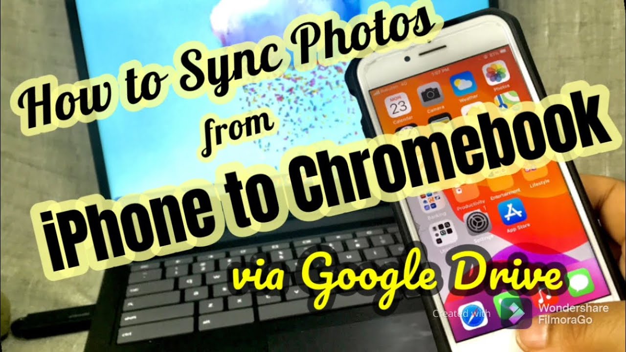 How to Sync iPhone Photos into Chromebook using Google Drive
