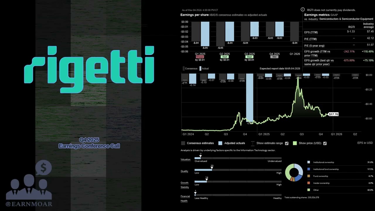 $RGTI Rigetti Computing Q4 2025 Earnings Conference Call