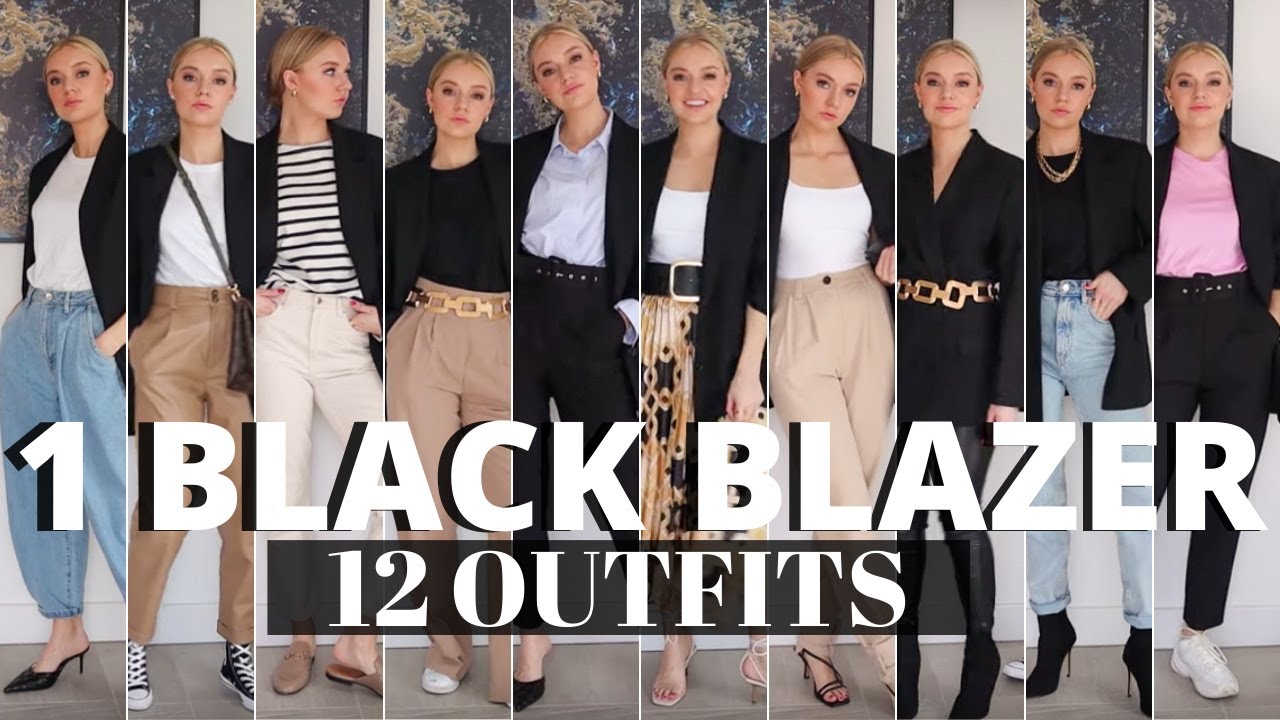 BLACK BLAZER STYLING | SPRING 2020