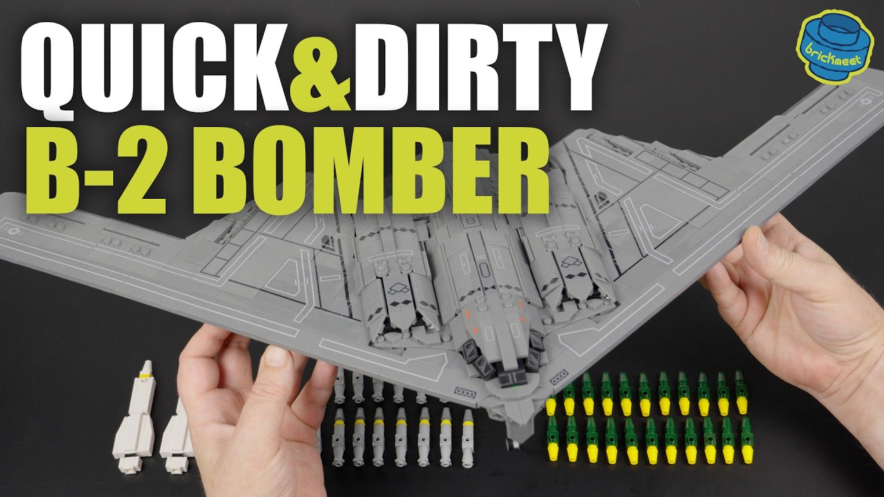 Building the Legendary B-2 Bomber - Quick&Dirty! Reobrix 33038  (Speed Build Review)