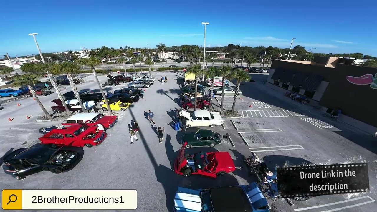 DJI Avata 2 over car show at Chillies