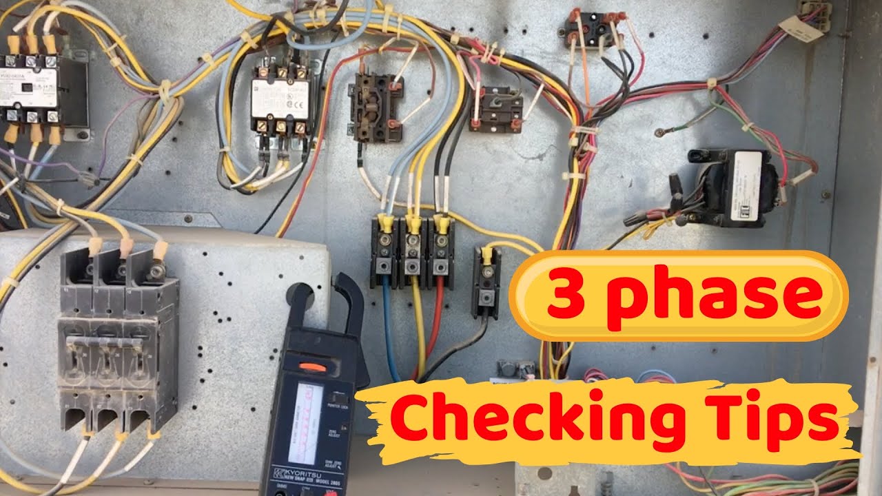 HVAC Technician must know 3 phase voltage checking how check 3 phase,2 phase, voltage