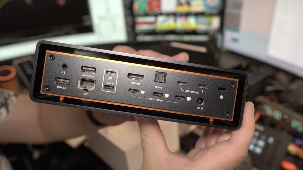 FusionDockMaxという名に相応しいポート数モリモリのPCでも使えるFor Macなドッキングステーション iVANKY Fusion Dock Max2
